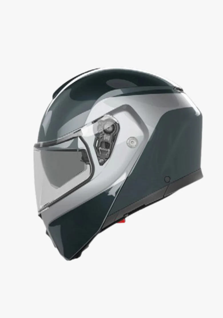 AGV STREETMODULAR LEVICO GREY/SILVER HELMET - Image 2