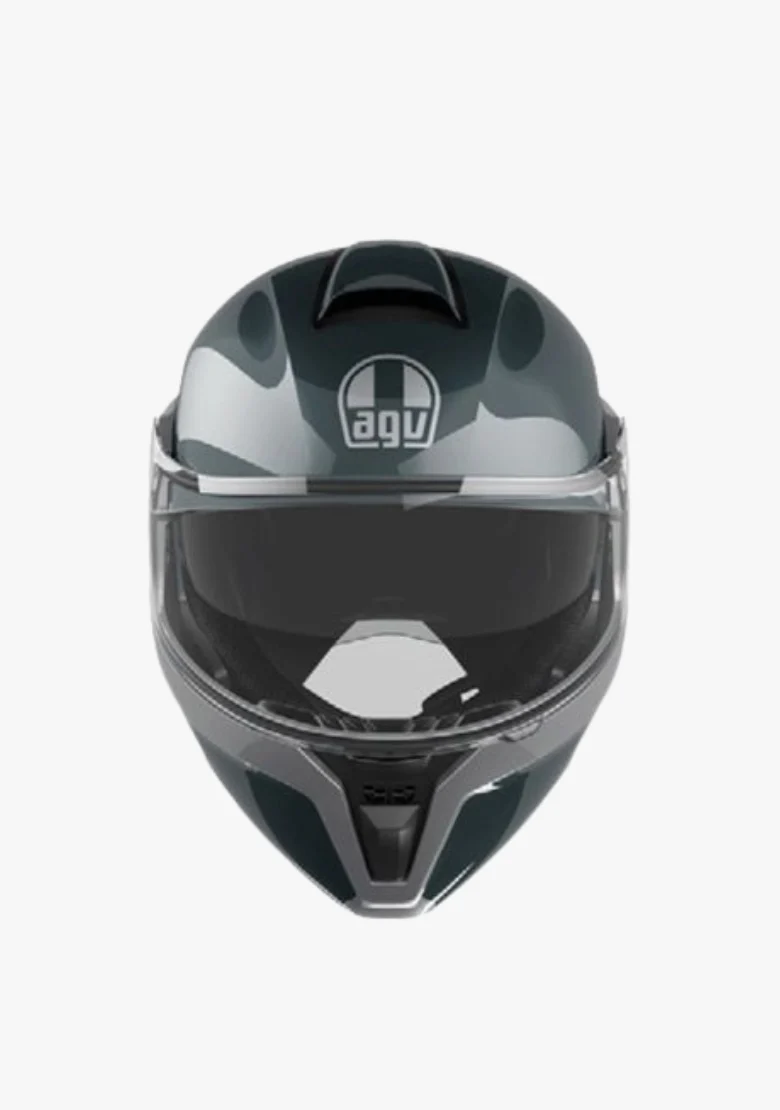 AGV STREETMODULAR LEVICO GREY/SILVER HELMET - Image 3
