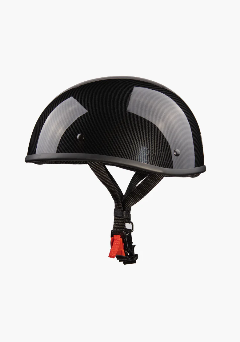 Carbon Fiber Beanie Motorcycle Half Helmet – Strong, Light & Comfortable - Image 5
