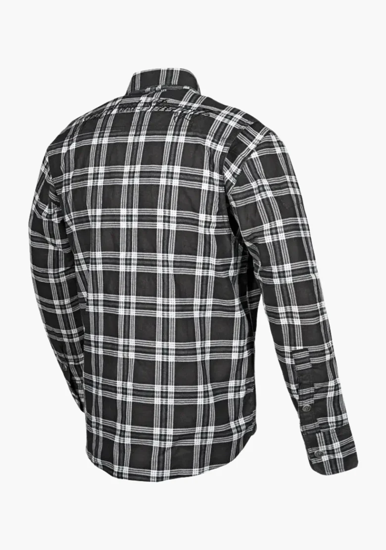 WCL Flannel Kevlar Black 9 Moto Shirt - Image 3