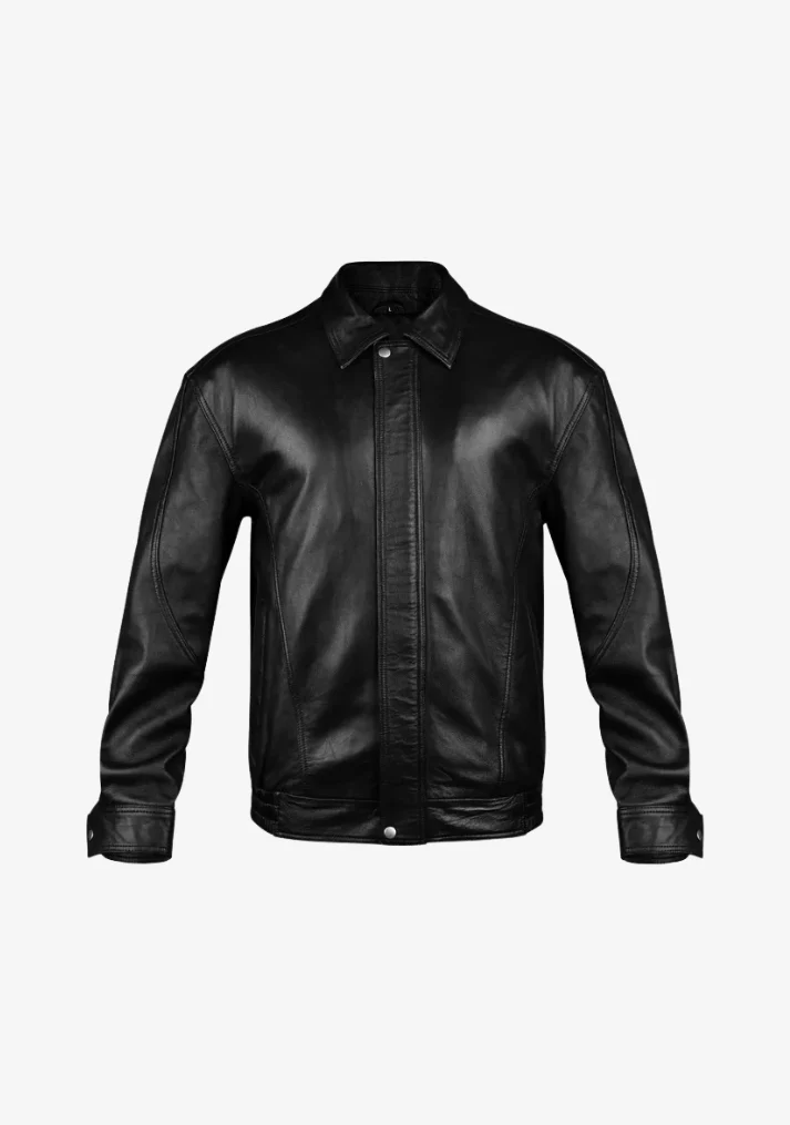 Bomber Fashion Leather Jacket - Image 3