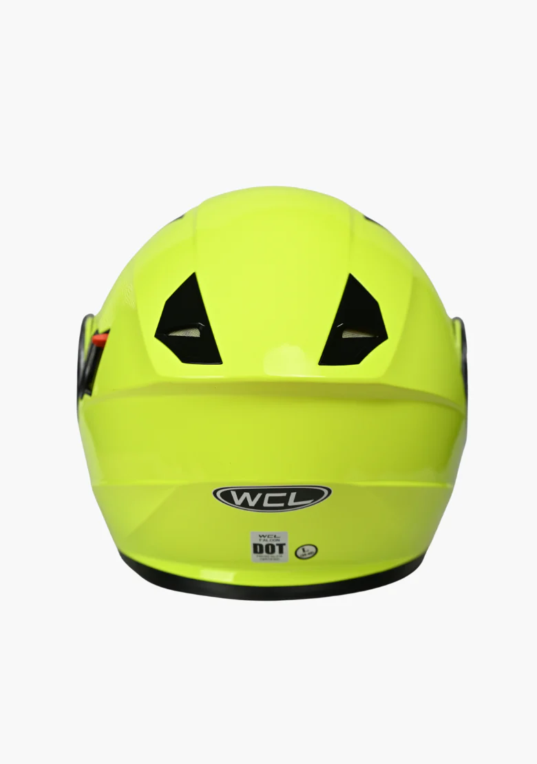 WCL Modular Full Face Motorcycle Helmet with Double Lens Visor - High Visibility - Image 6