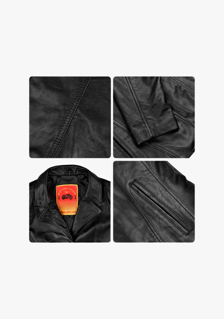 Dressed Fashion Leather Jacket - Image 13