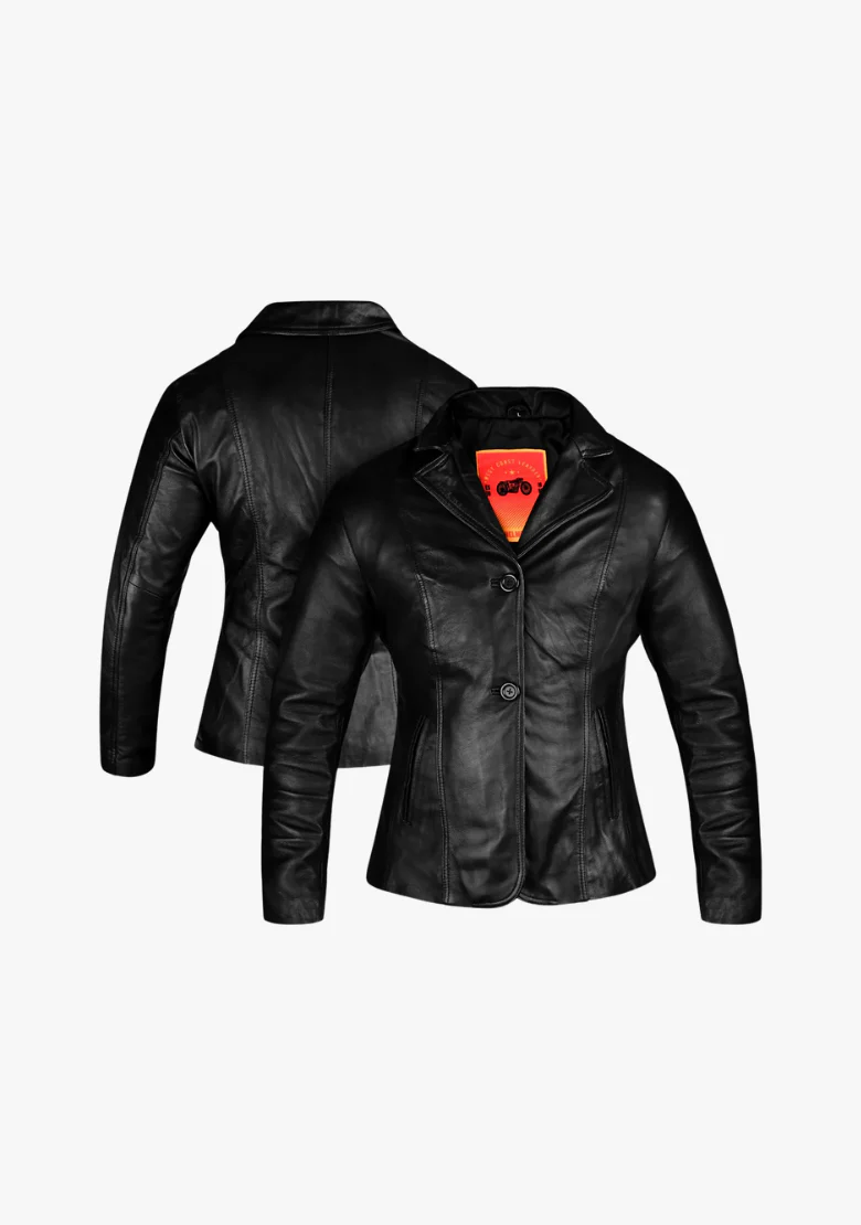 Dressed Fashion Leather Jacket - Image 3