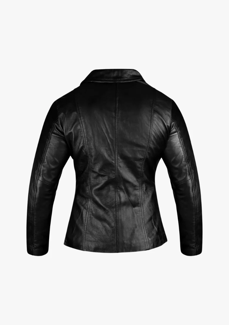 Dressed Fashion Leather Jacket - Image 4