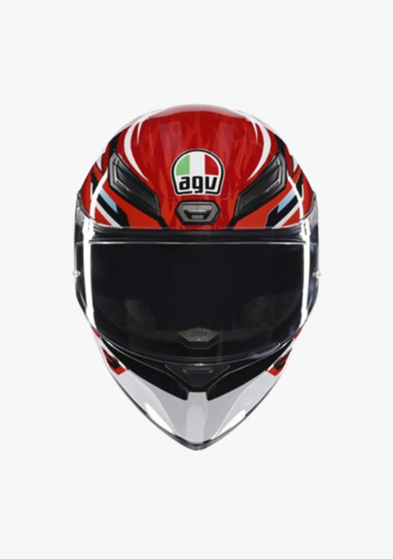 AGV K1 S LION BLACK/RED/WHITE HELMET - Image 3