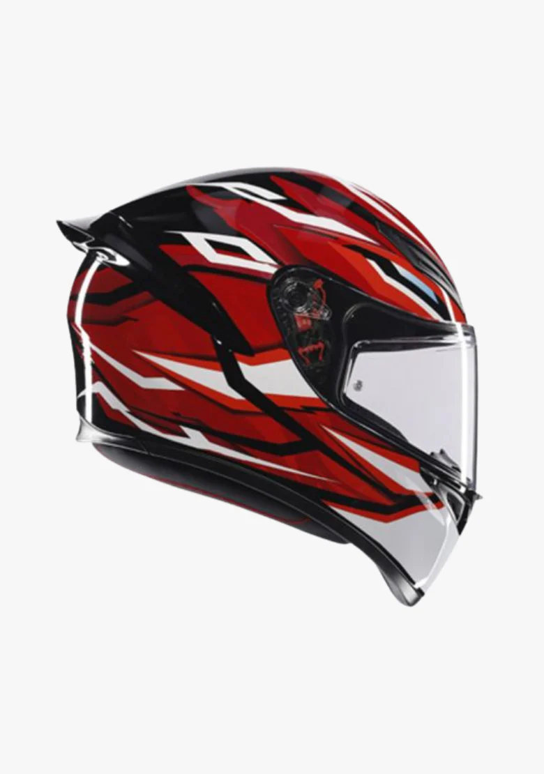AGV K1 S LION BLACK/RED/WHITE HELMET - Image 4