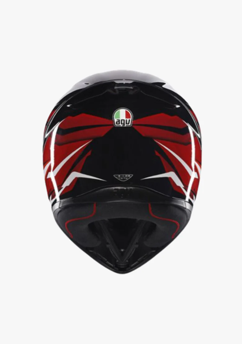 AGV K1 S LION BLACK/RED/WHITE HELMET - Image 5