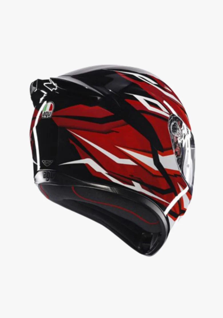 AGV K1 S LION BLACK/RED/WHITE HELMET - Image 6