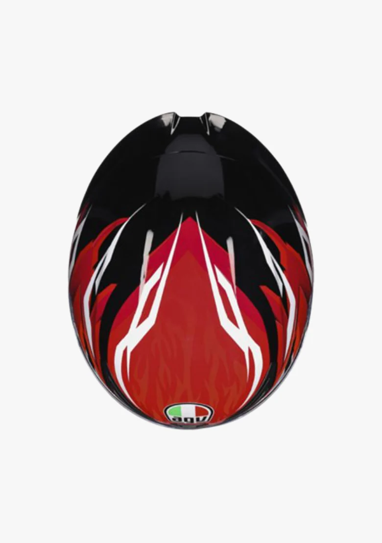 AGV K1 S LION BLACK/RED/WHITE HELMET - Image 7