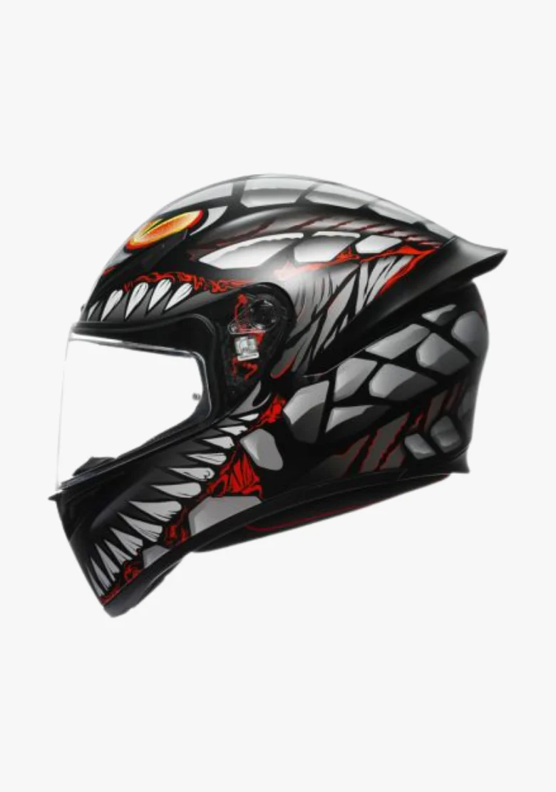 AGV K1 S LYZARD MATT BLACK/GREY/RED - Image 2
