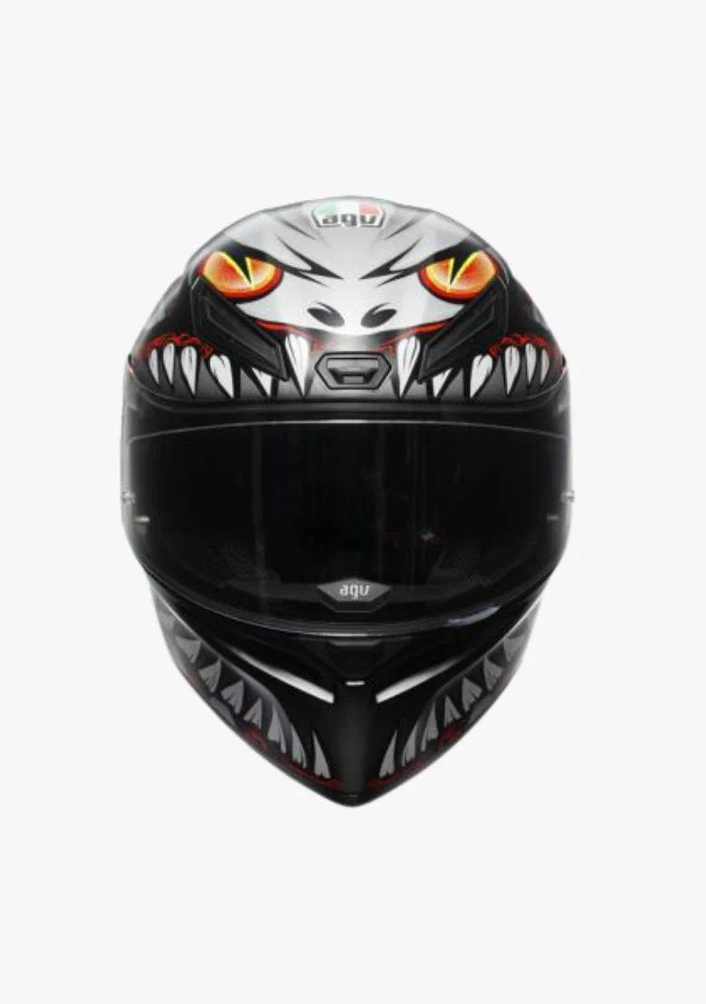 AGV K1 S LYZARD MATT BLACK/GREY/RED - Image 3