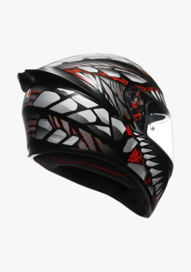 AGV K1 S LYZARD MATT BLACK/GREY/RED - Image 5