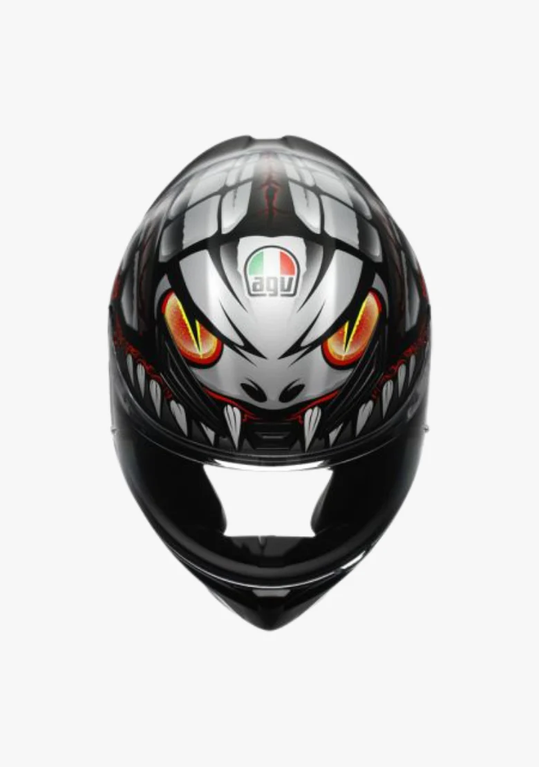 AGV K1 S LYZARD MATT BLACK/GREY/RED - Image 7
