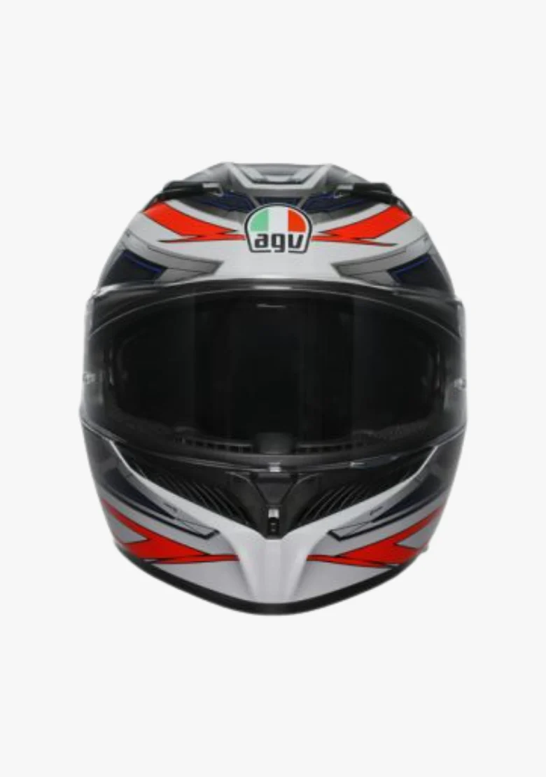 AGV K3 SPACE MATT WHITE/RED FLUO HELMET - Image 3