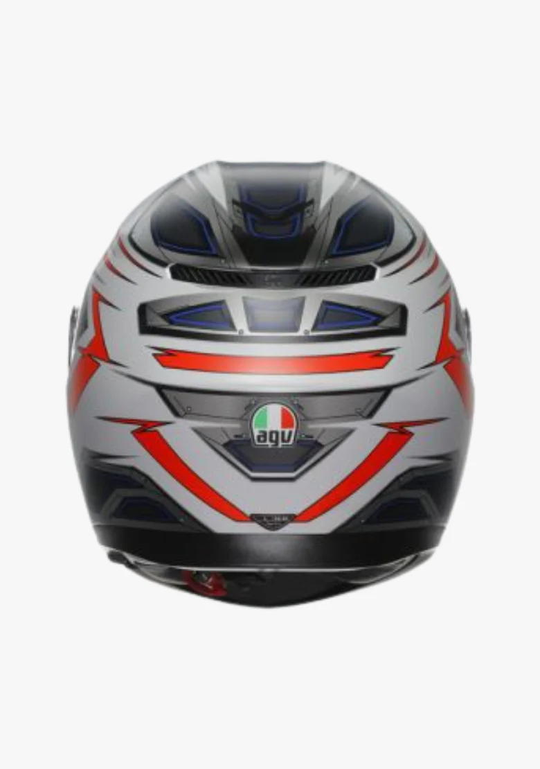 AGV K3 SPACE MATT WHITE/RED FLUO HELMET - Image 5