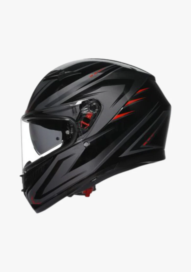 AGV K3 SYTH BLACK/RED HELMET - Image 2