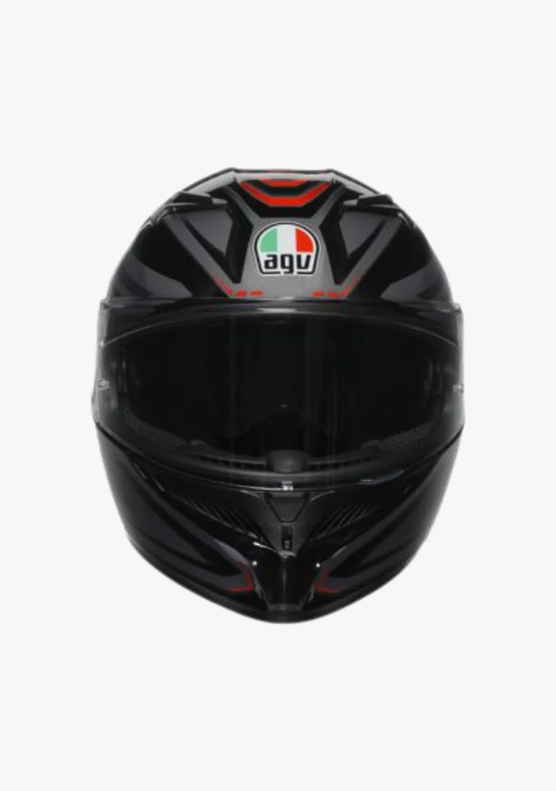 AGV K3 SYTH BLACK/RED HELMET - Image 3