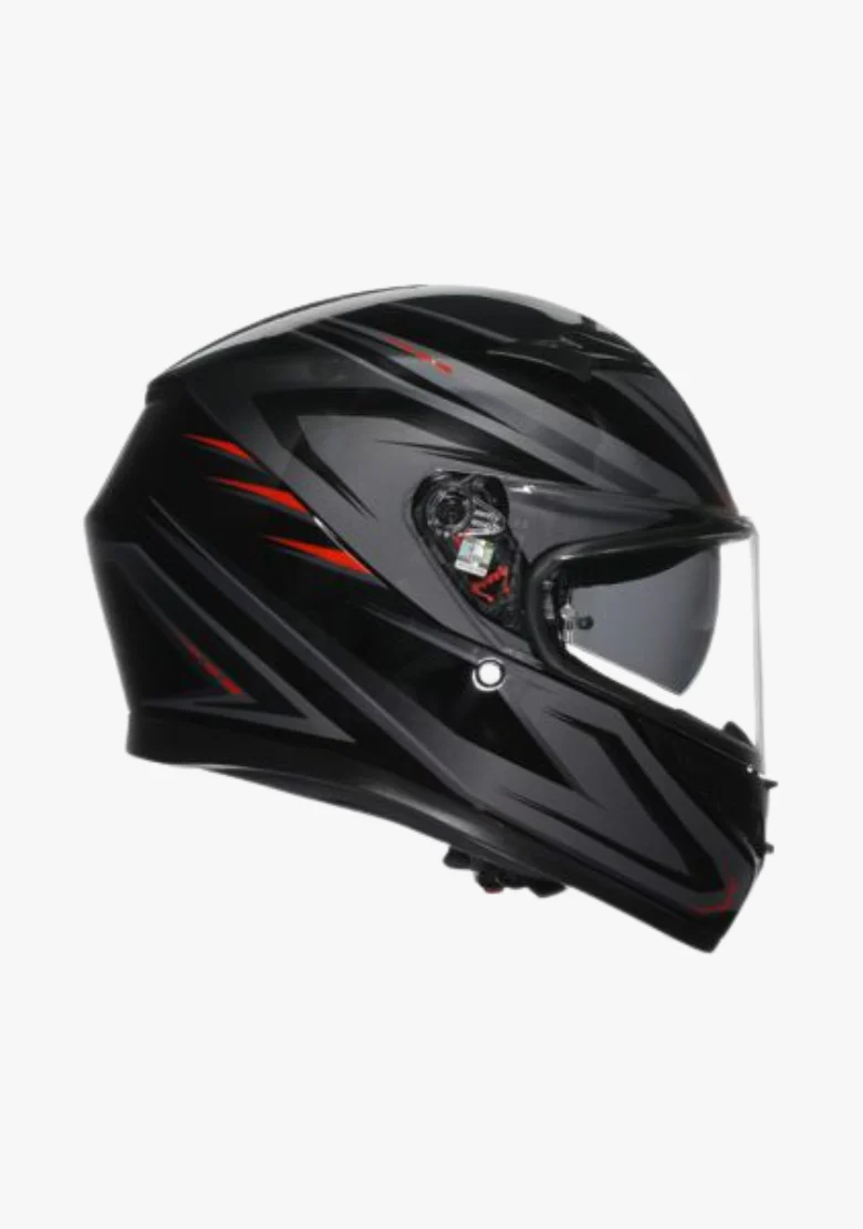 AGV K3 SYTH BLACK/RED HELMET - Image 4