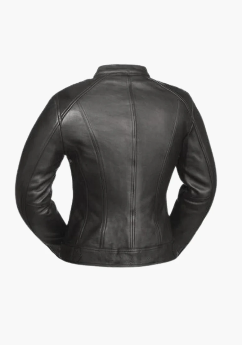 WCL LADIES PREMIUM LEATHER 3 POCKET JACKET - Image 3