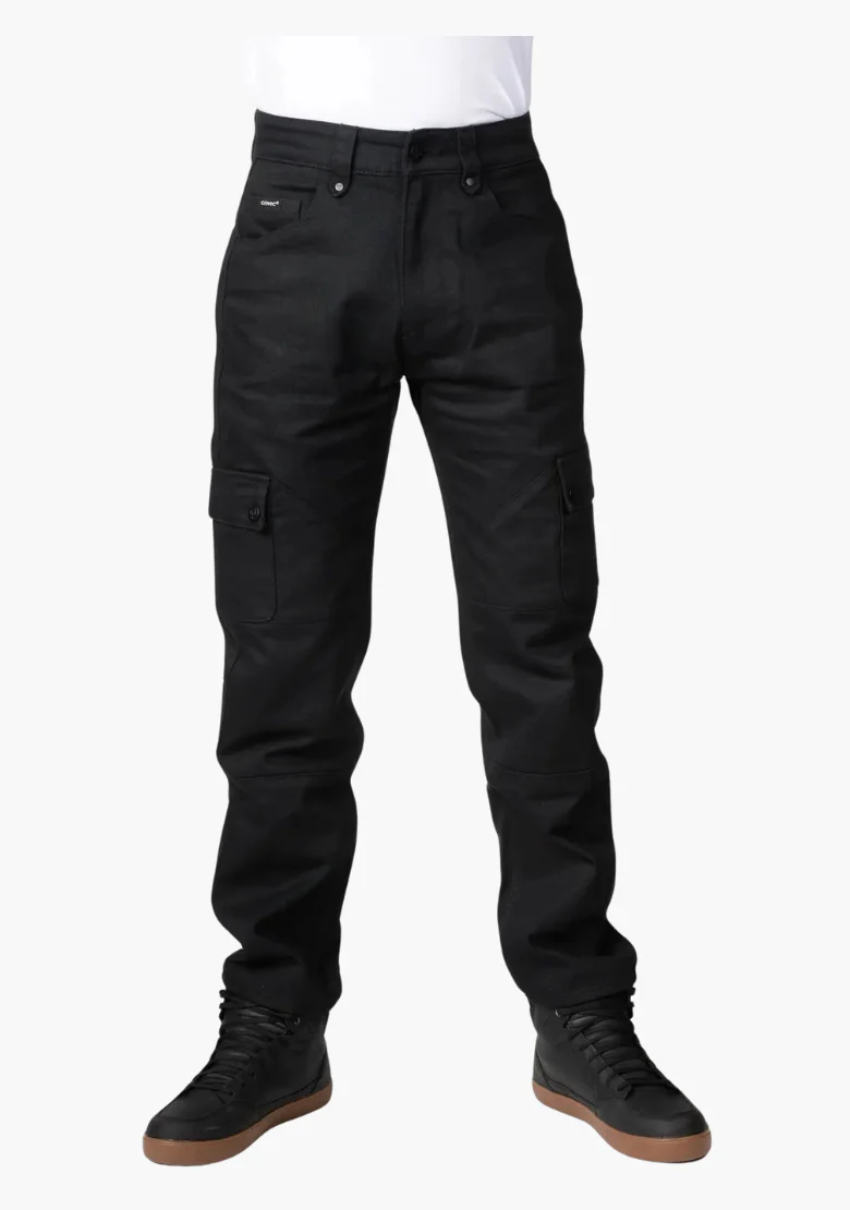 MENS TACTICAL RANGER BLACK EASY KEVLAR LINED RIDING PANTS - Bull-it X WCL - Image 3