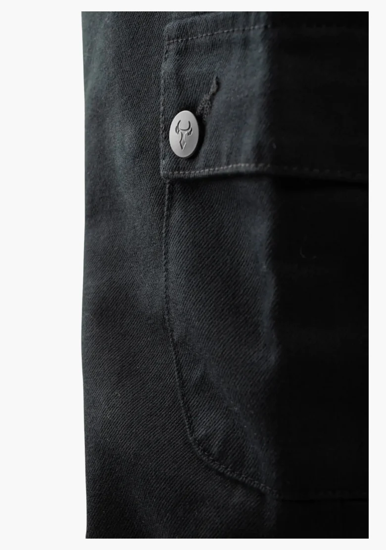 MENS TACTICAL RANGER BLACK EASY KEVLAR LINED RIDING PANTS - Bull-it X WCL - Image 8