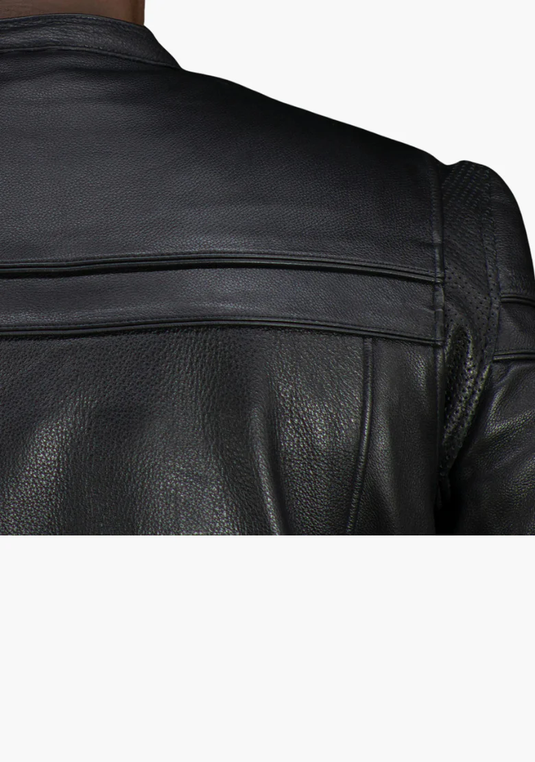 WCL Leather Cruiser Motorcycle Jacket - Image 4
