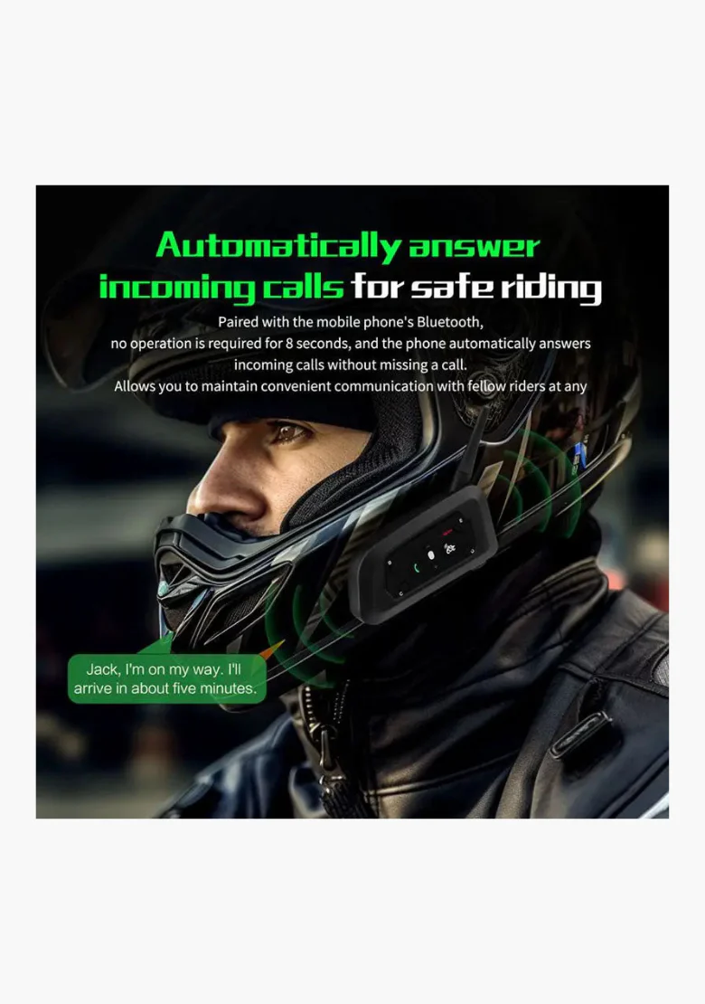 Motorcycle Waterproof Wireless Bluetooth System - Image 5
