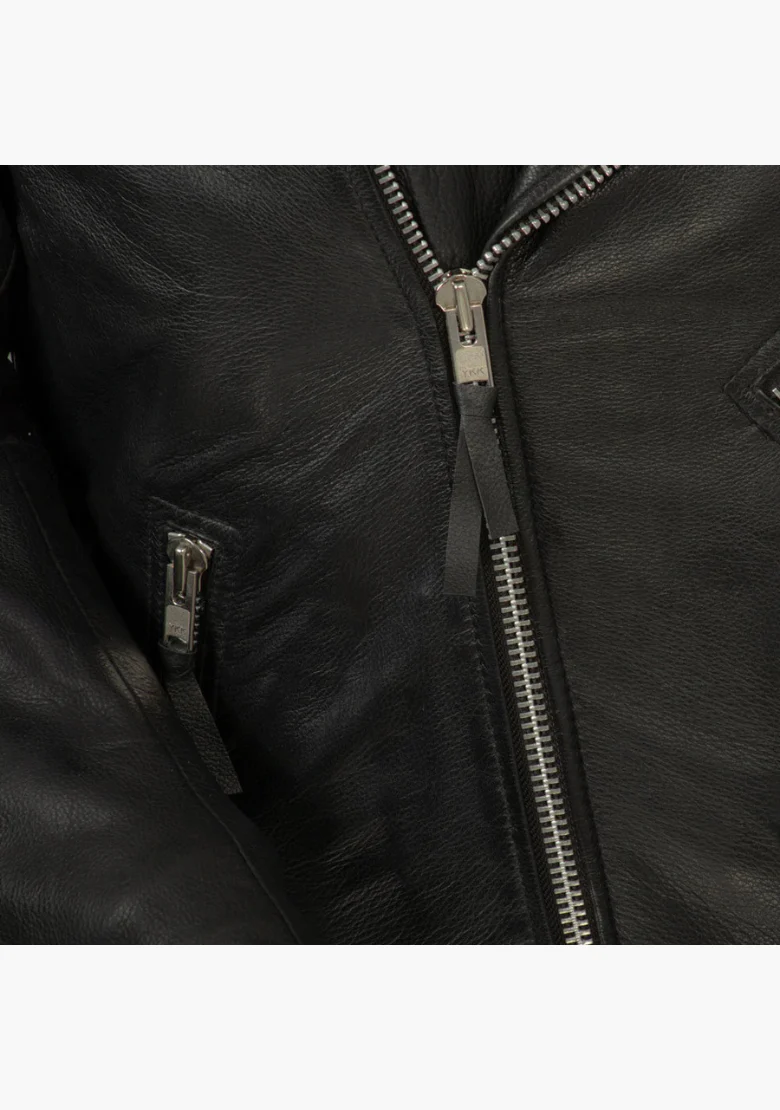 WCL Premium Leather Classic Brando Style Motorcycle Jacket - Image 4