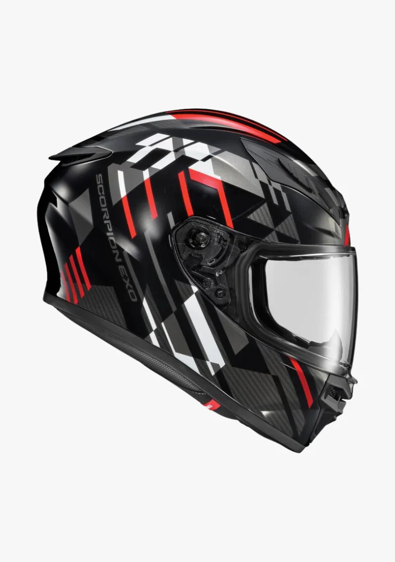 Scorpion EXO-R430 Helmet Paradox Phanton Red Black - Image 2