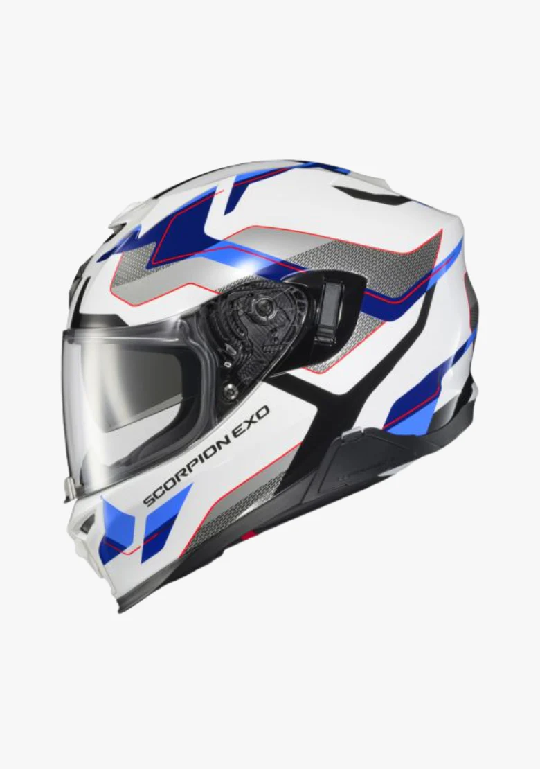 SCORPION EXO-T520 HELMET ZUSE WHITE/BLUE - Image 2
