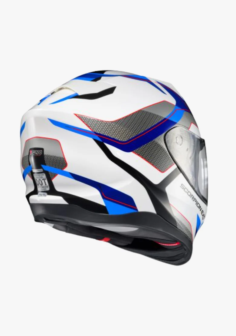 SCORPION EXO-T520 HELMET ZUSE WHITE/BLUE - Image 4