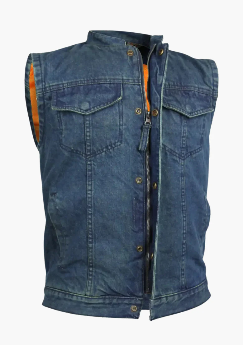 SOA Style Denim Club Vest - Image 4