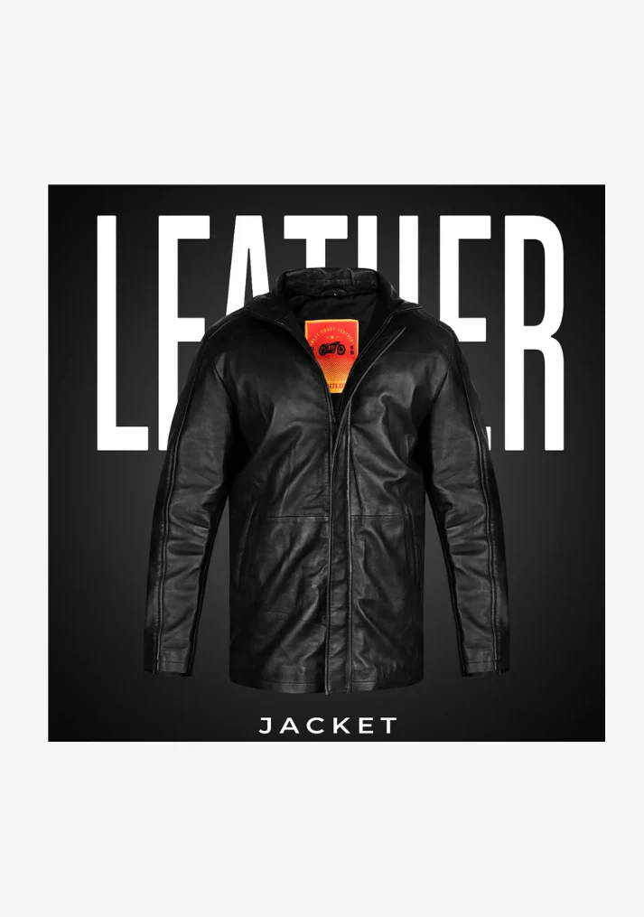 Long Coat Straight Fashion Leather Jacket - Image 5