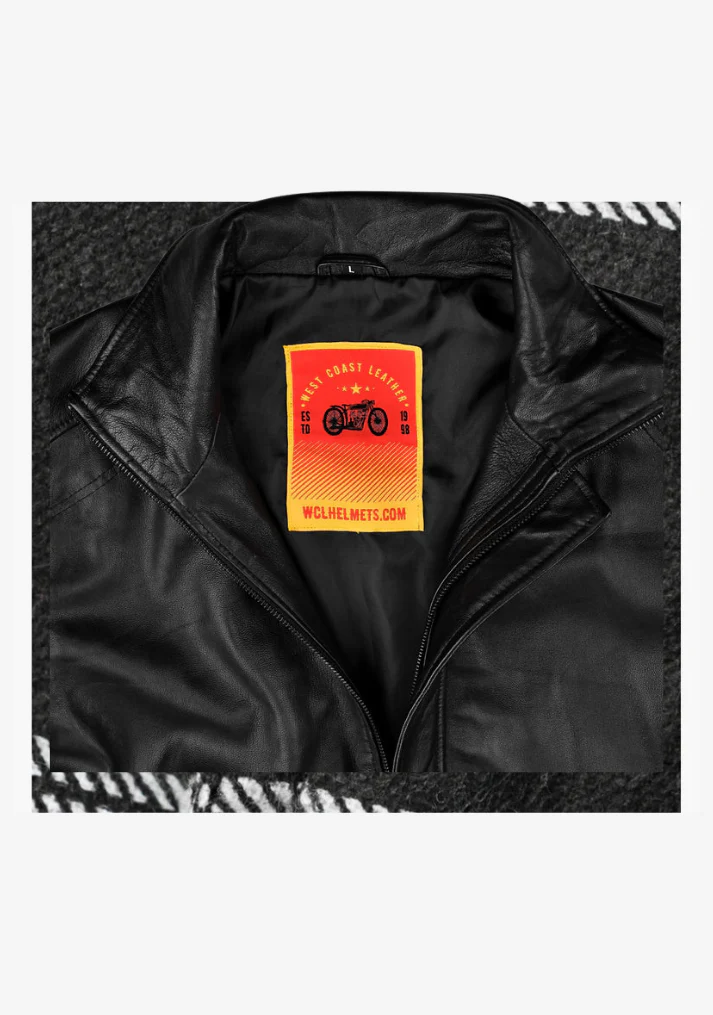 Long Coat Straight Fashion Leather Jacket - Image 9