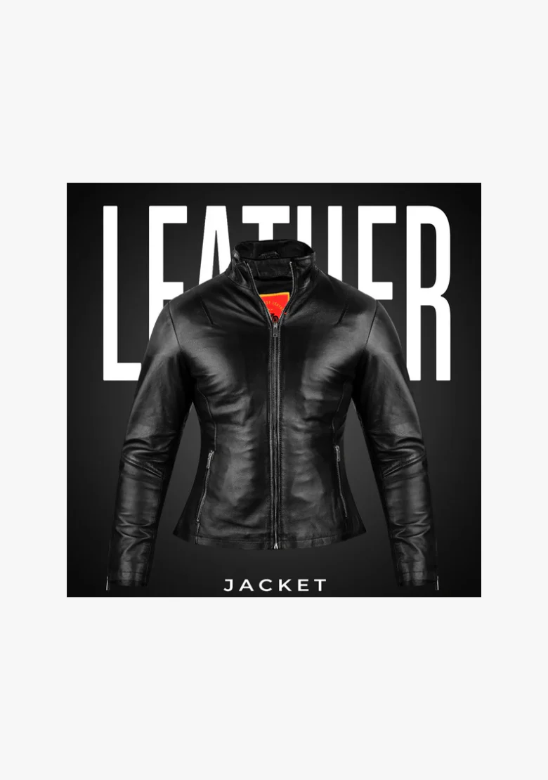 Straight Women's Fashion Leather Jacket - Image 5
