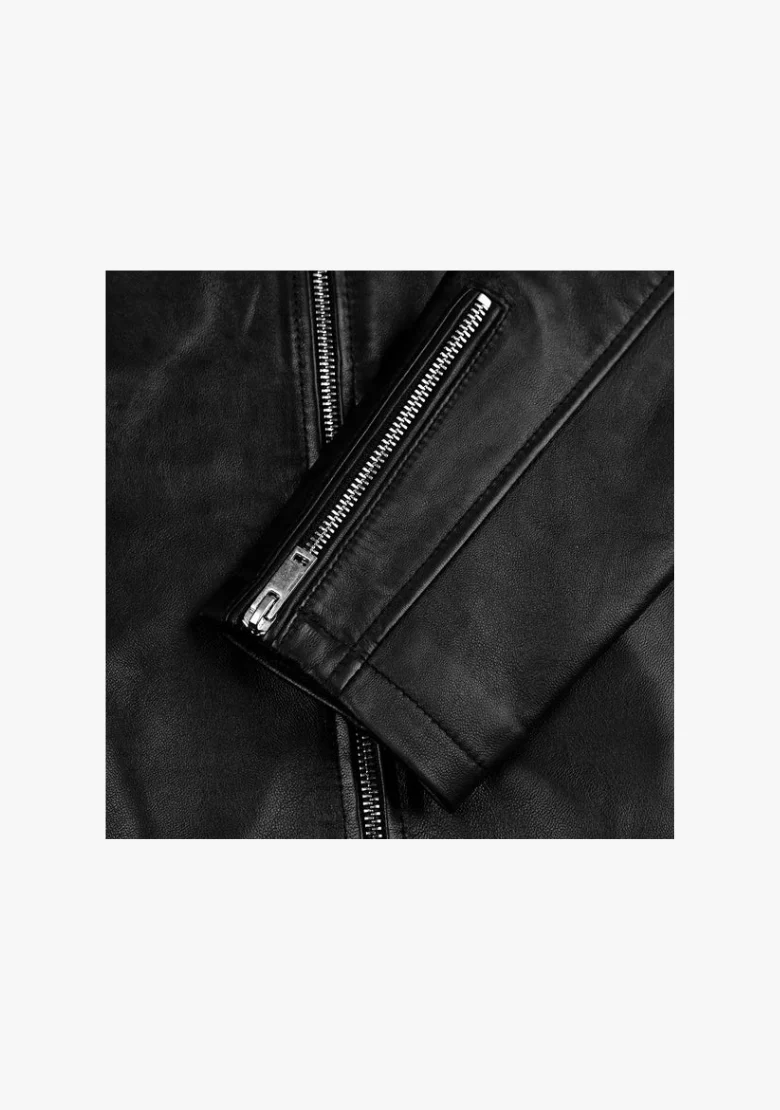Straight Women's Fashion Leather Jacket - Image 7