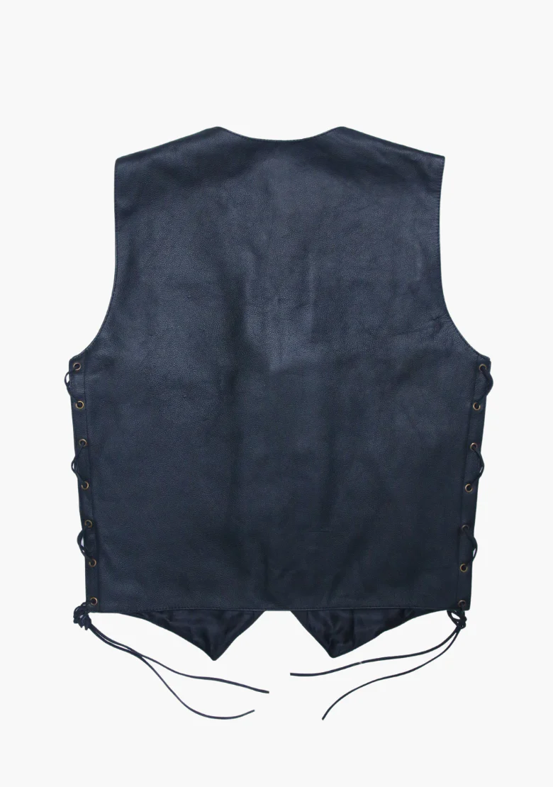 WCL Western style Ten Pocket Leather Vest - Image 3