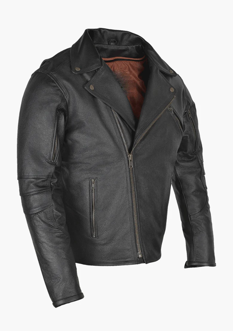 Premium Beltless Leather Classic Jacket With Dual Gun Pockets & Zip Out Liner - Image 3