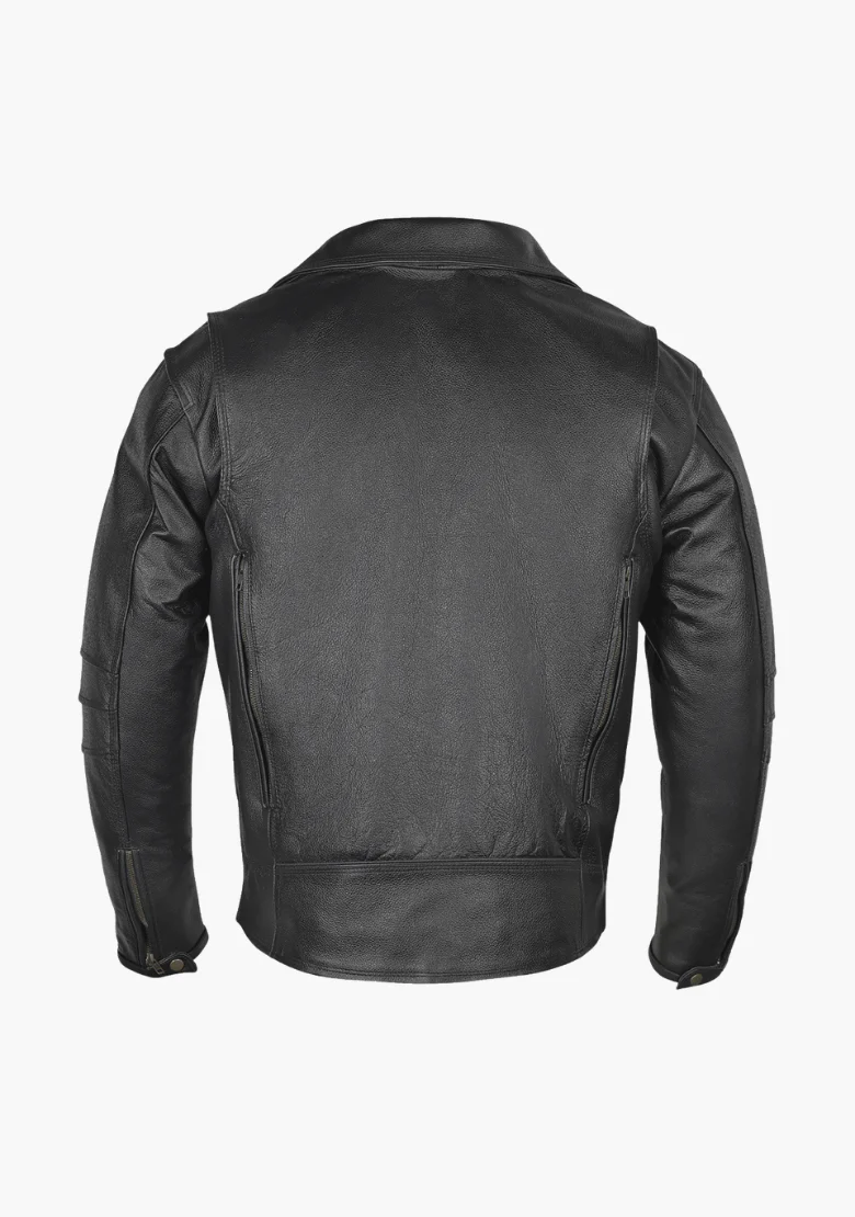 Premium Beltless Leather Classic Jacket With Dual Gun Pockets & Zip Out Liner - Image 4