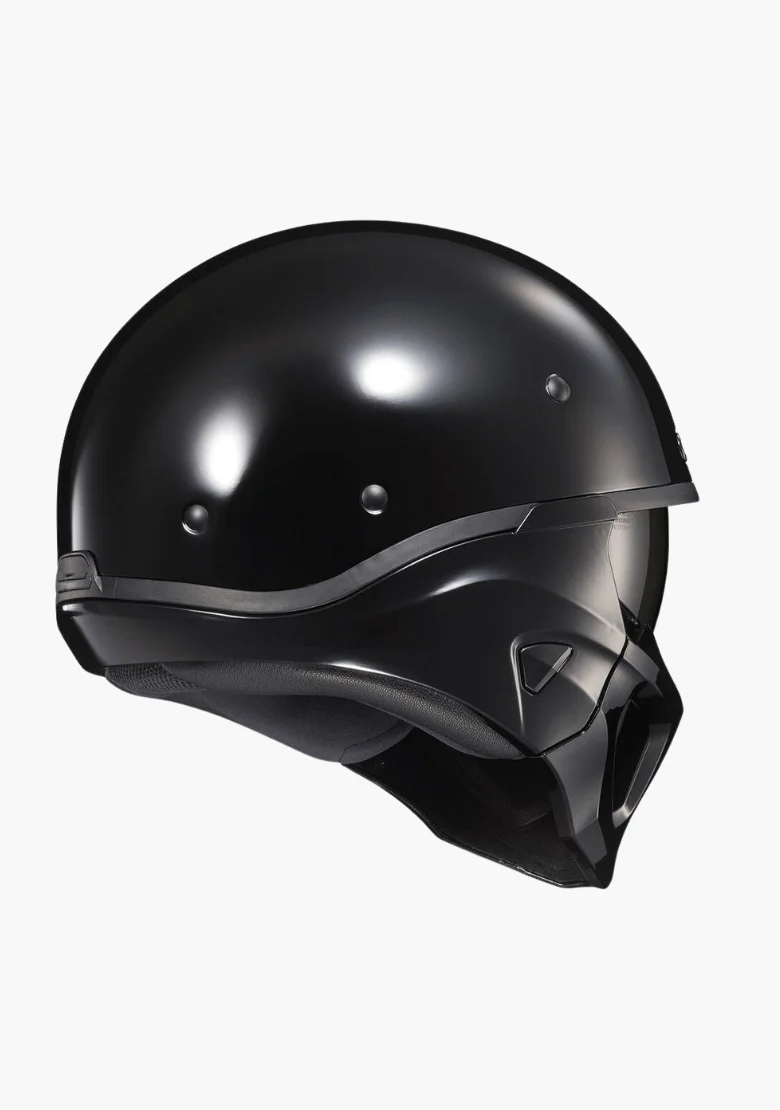 WCL 2 in 1 Striker Helmet with Removable Mask - Drop Down Tinted Visor, Quick Release Buckle, DOT Approved - Glossblack - Image 3