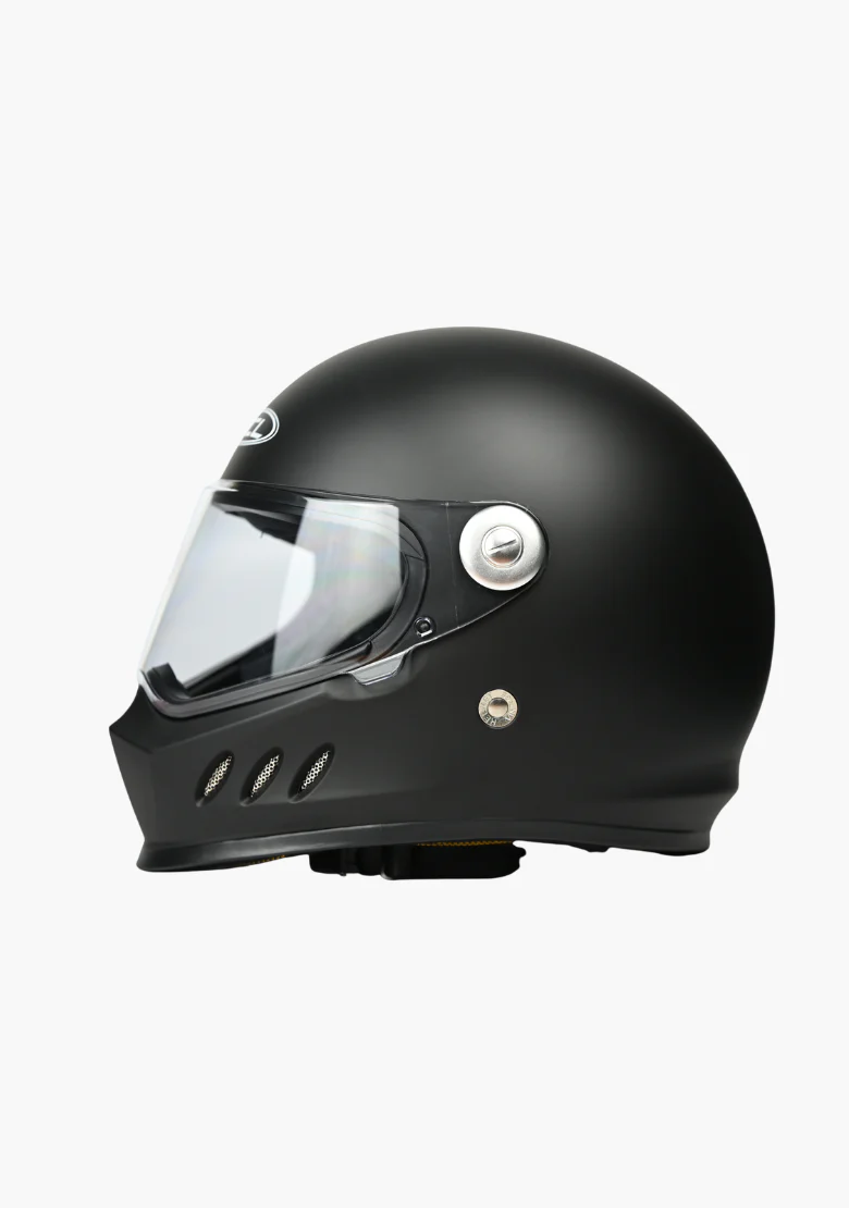WCL 788 Full Face Motorcycle Helmet - Quick Release Buckle, DOT Approved - Mattblack - Image 4
