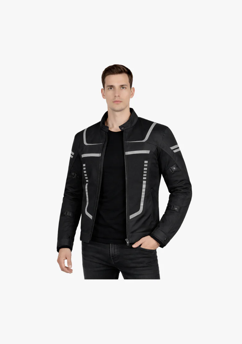 WCL Air Collection Armoured Textile Jacket - Black - Image 2
