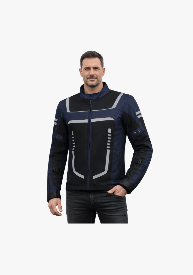 WCL Air Collection Armoured Textile Jacket - Blue - Image 2