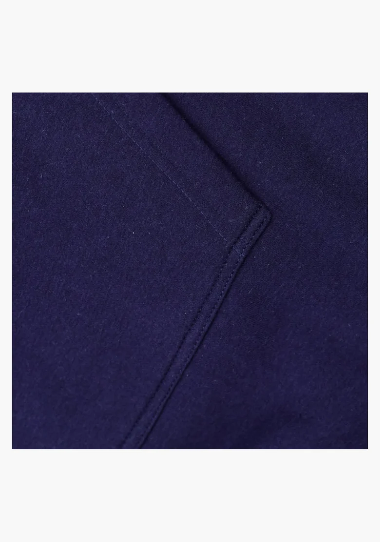 WCL Armoured Kevlar Lined Motorcycle Riding Hoodie w/t CE Level 1 Armor - Navy Blue - Image 9