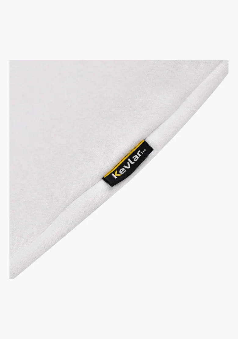 WCL Armoured Kevlar Lined Motorcycle Riding Hoodie - White - Image 8