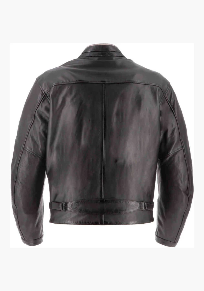 WCL Ace Brown Leather Jacket with CE level 2 Ghost Armor - Image 3