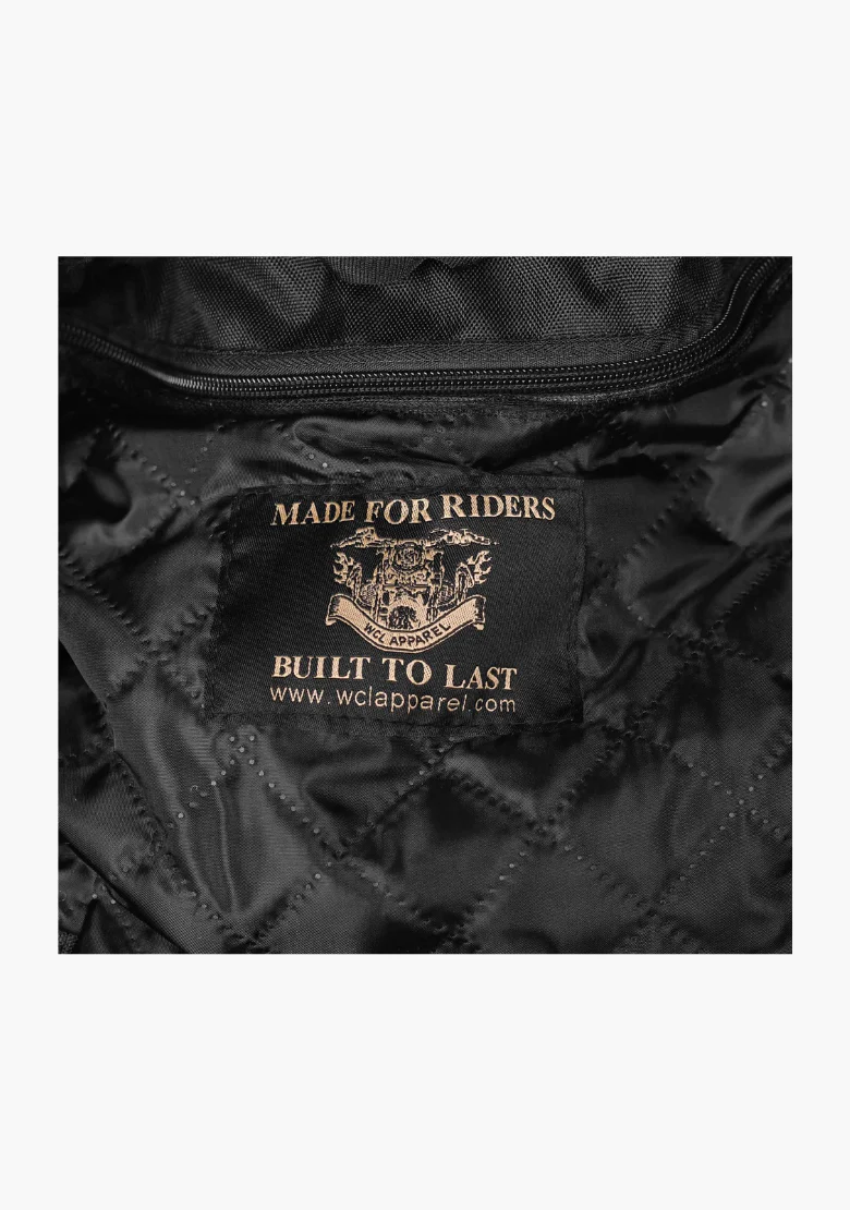 WCL Conqueror Armoured Motorcycle Textile Jacket - Black - Image 11