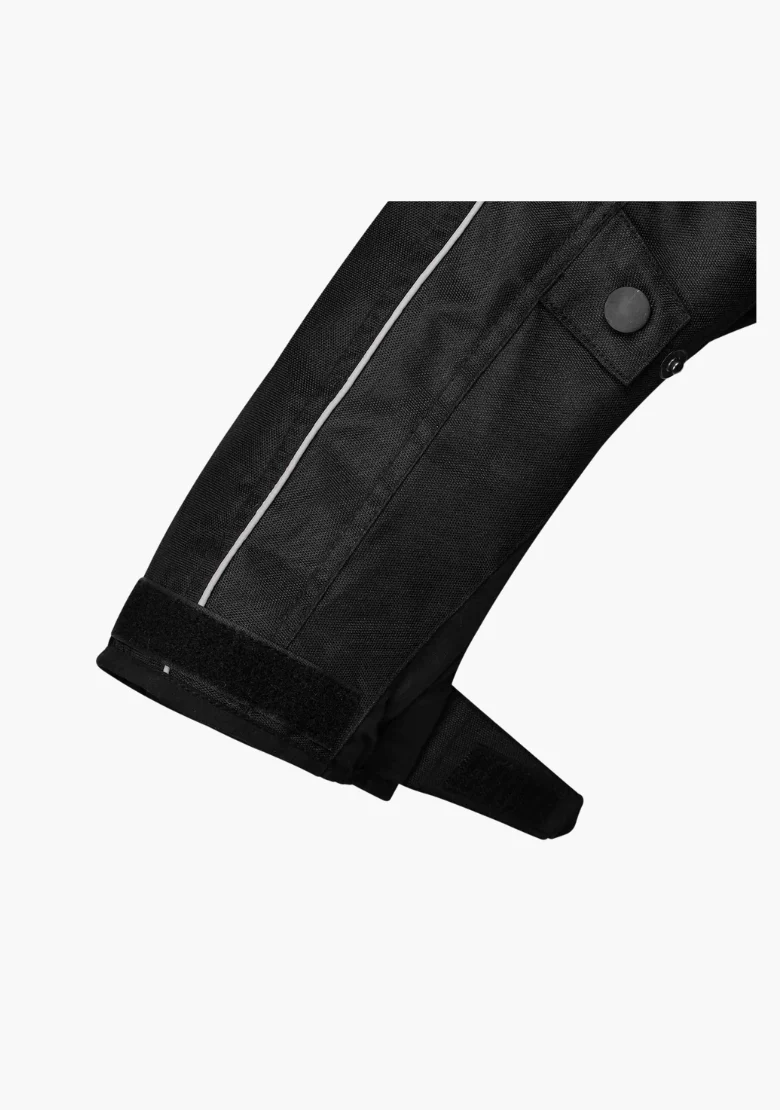 WCL Conqueror Armoured Motorcycle Textile Jacket - Black - Image 9