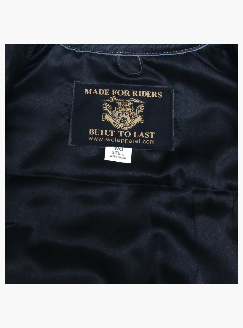 WCL Hybrid Canvas Leather Club Vest w/t Beige Canvas - Image 5